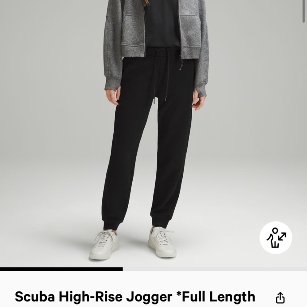 Lululemon Scuba Jogger Black size 6